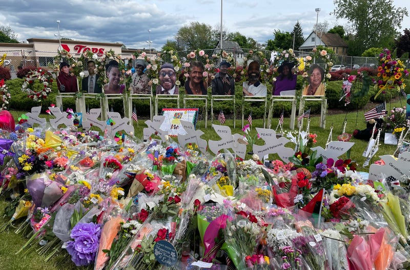 Tops mass shooting memorial site