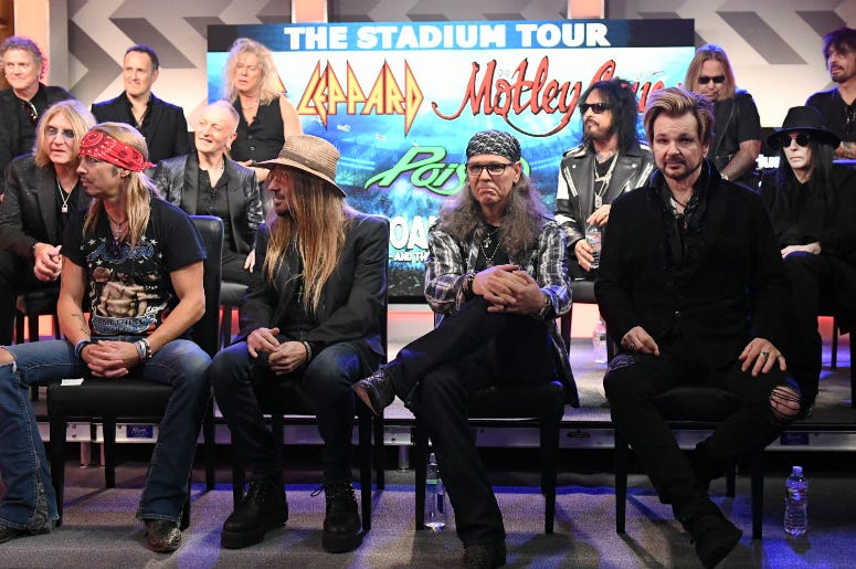 Mötley Crüe, Def Leppard, and Poison announcing 2020 Stadium Tour