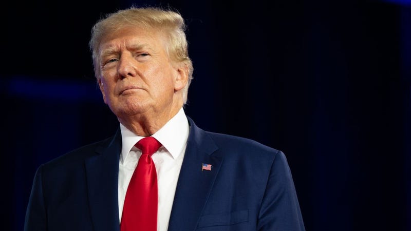 Former U.S. President Donald Trump speaks at the Conservative Political Action Conference (CPAC) at the Hilton Anatole on August 06, 2022 in Dallas, Texas.