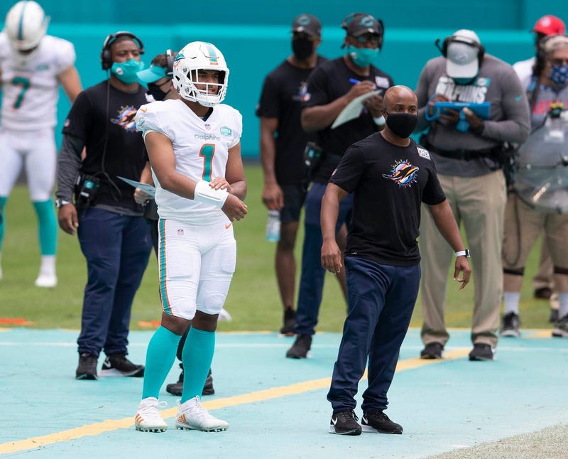 Tua Tagovailoa in Miami on Week 4