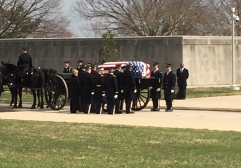 Tuskegee Airman, Captain Lawrence Dickson is laid to rest at Arlington National Cemtery