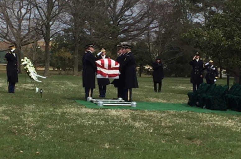 Tuskegee Airman, Captain Lawrence Dickson is laid to rest at Arlington National Cemtery