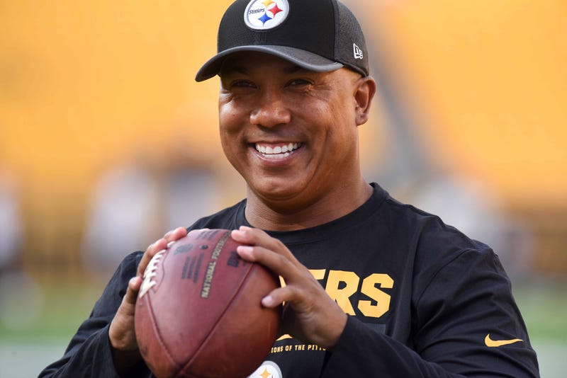 Hines Ward in Steelers gear