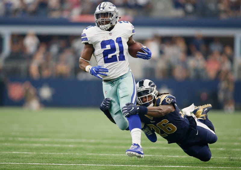 Ezekiel Elliott is in a contract battle with the Cowboys.