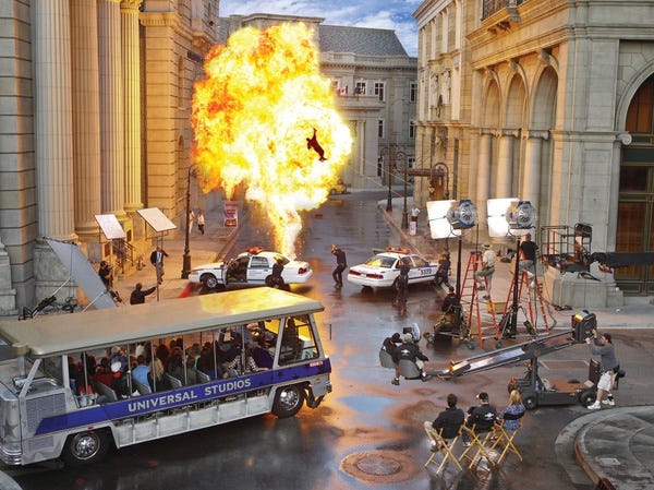 Universal Studios in Hollywood.
