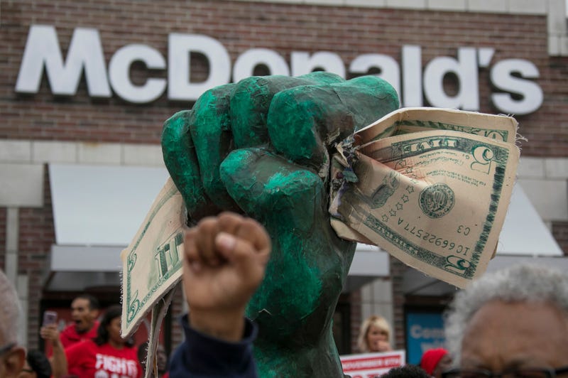 Restaurant industry workers along with advocacy groups and supporters gathered in celebration on Friday after a court ruling made raising Michigan's minimum wage within reach.