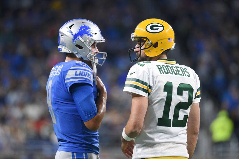 Matthew Stafford and Aaron Rodgers will meet on Monday Night Football.