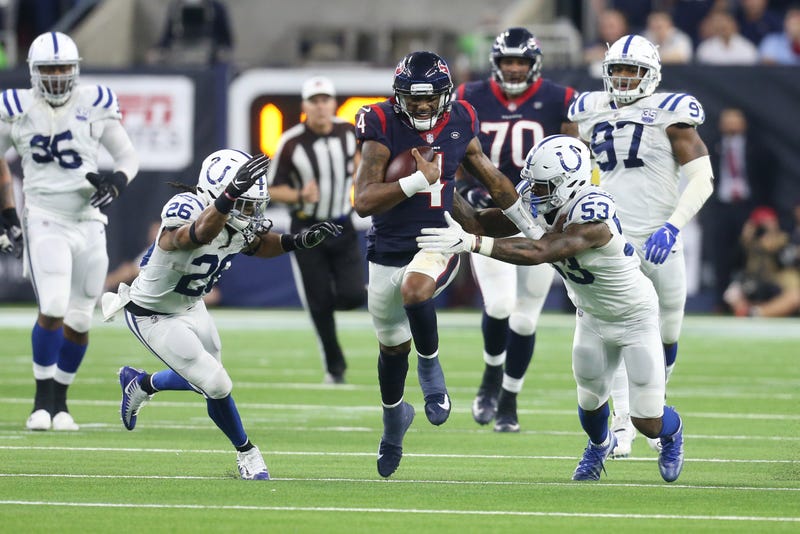 Deshaun Watson and the Texans will face off with the Colts this week.