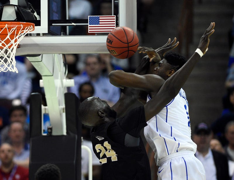 Zion Williamson and Tacko Fall
