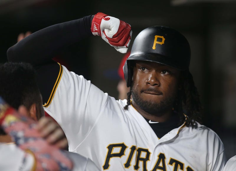 Josh Bell forearm celebration