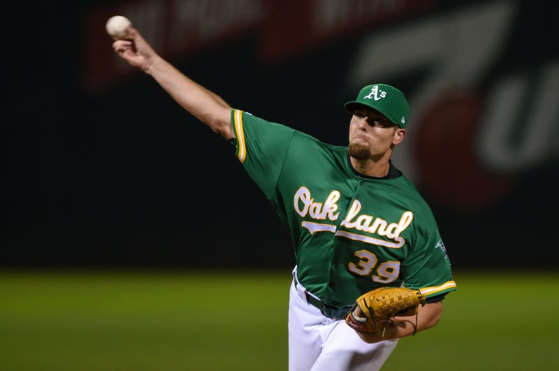 Blake Treinen was non-tendered by the Oakland A's.