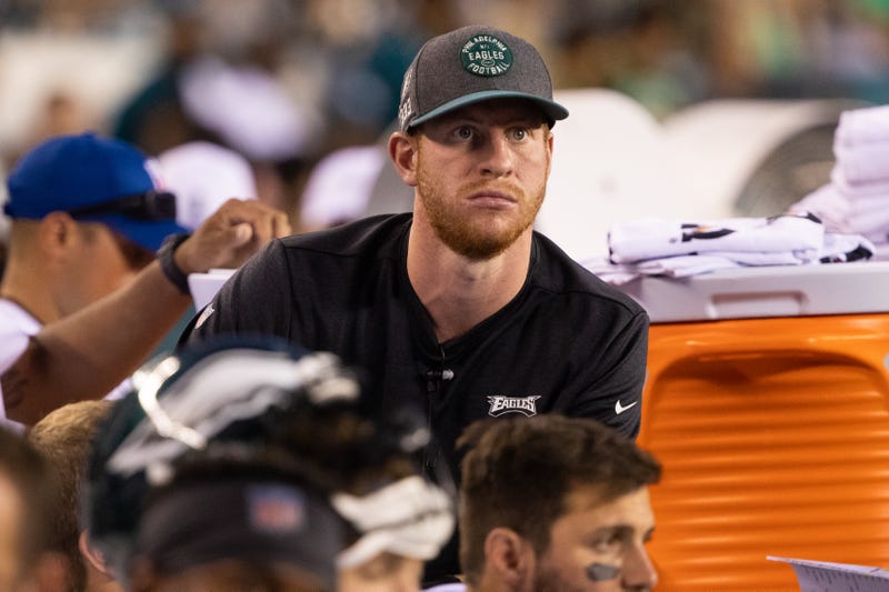 Carson Wentz didn't play in the Eagles preseason opener.