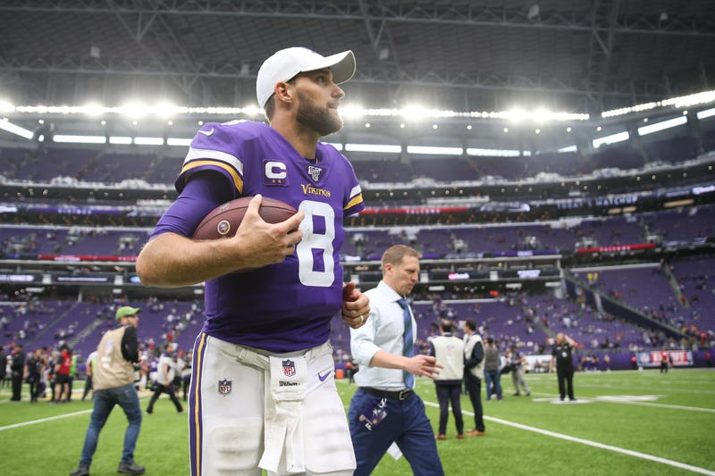 Kirk Cousins threw the ball just 10 times in the Vikings Week 1 victory.