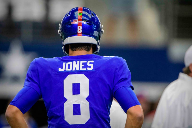 Daniel Jones will make his first start for the New York Giants Sunday.