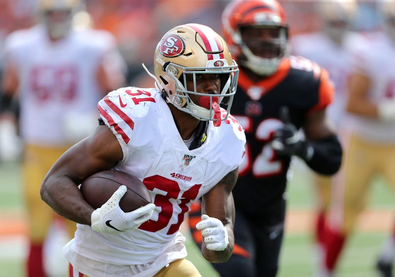 Raheem Mostart had a big Week 2 performance for the 49ers.