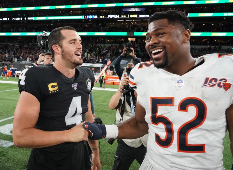 Khalil Mack started his career with the Raiders.