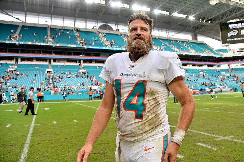 Ryan Fitzpatrick and the Dolphins won their first game of 2019 in Week 9.