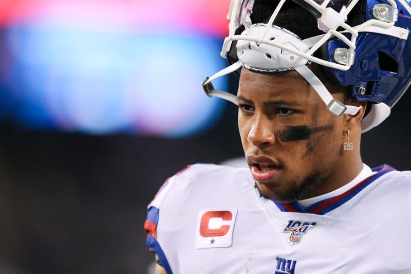 Saquon Barkley struggled on Monday Night Football.