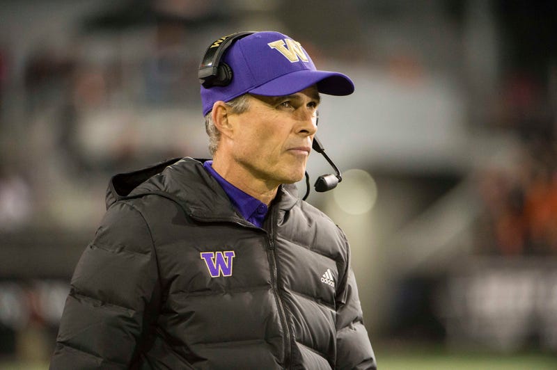 Former Washington head coach Chris Petersen.