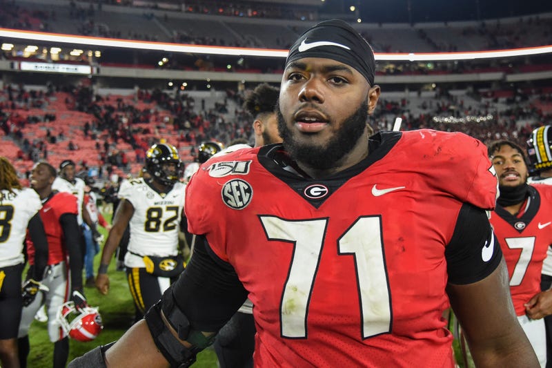 Andrew Thomas is the top offensive lineman expected to be available in the 2020 NFL Draft.