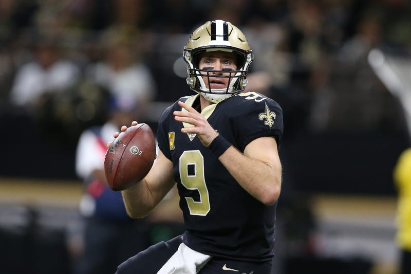 Drew Brees and the Saints are looking to secure a first-round bye.