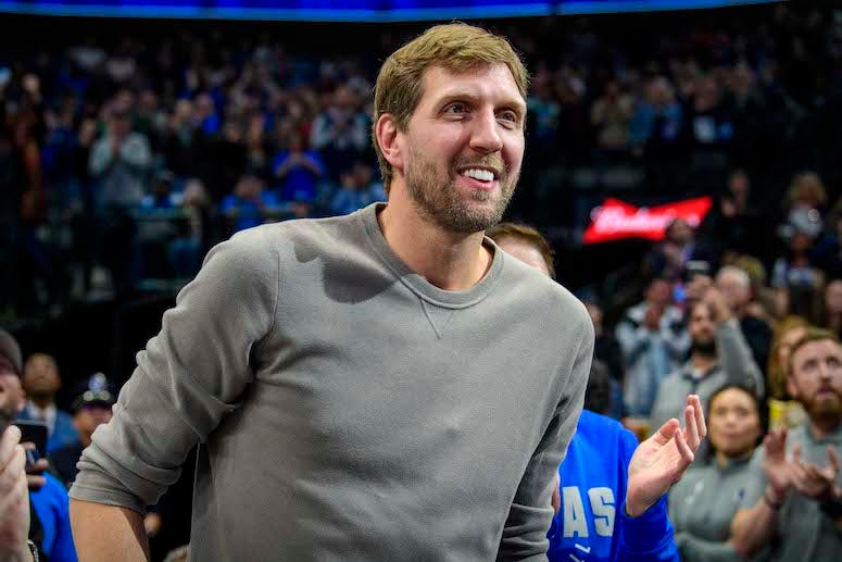 Dirk Nowitzki, Smiling, Mavericks, Game, 2019