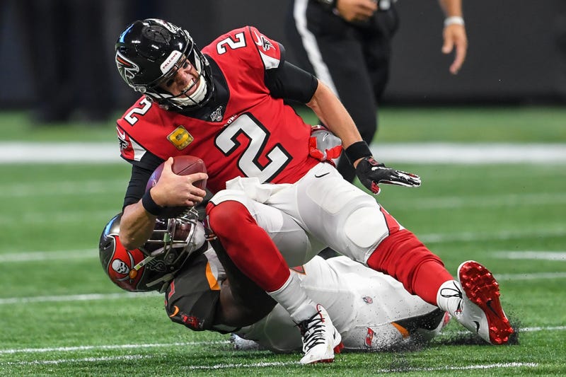 Matt Ryan and the Falcons saw their winning streak get snapped.