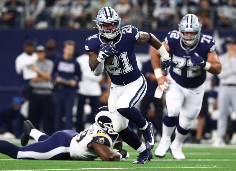 Ezekiel Elliott and the Cowboys blew out the Rams in Week 15.