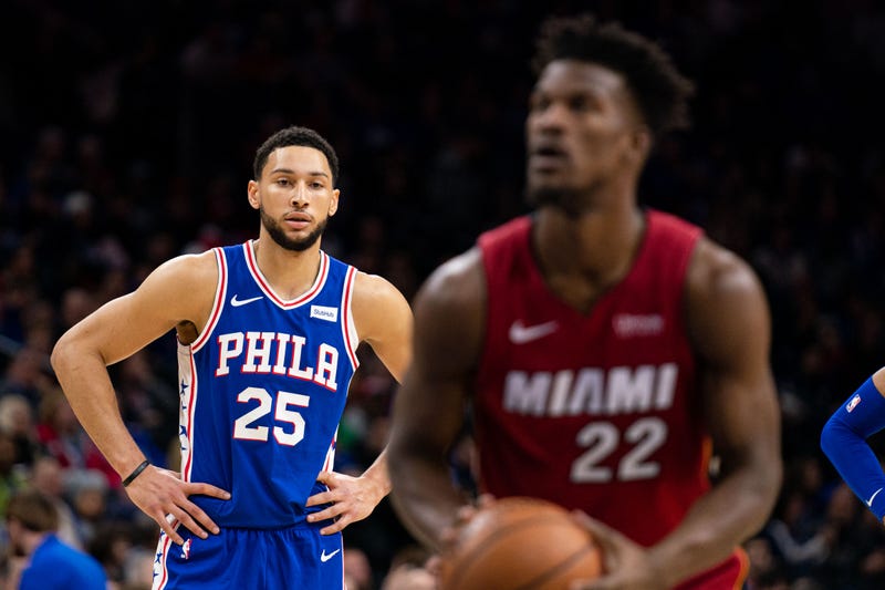 Ben Simmons and Jimmy Butler