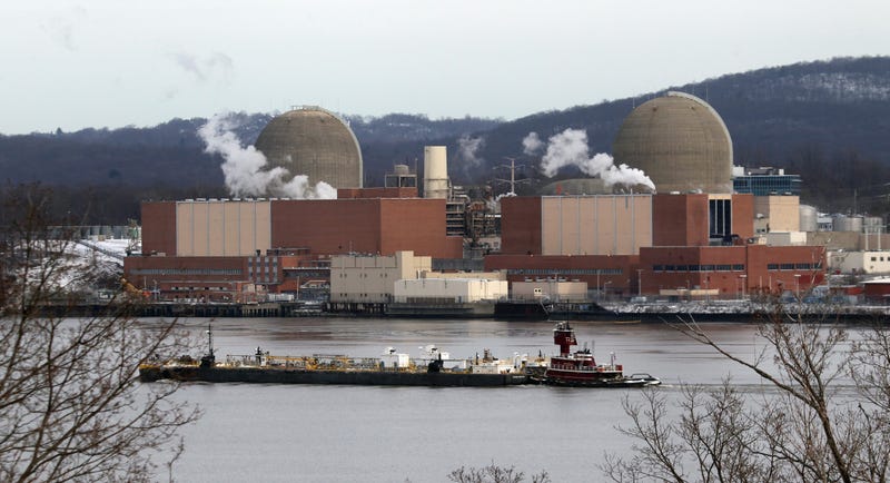 A nuclear power plant.