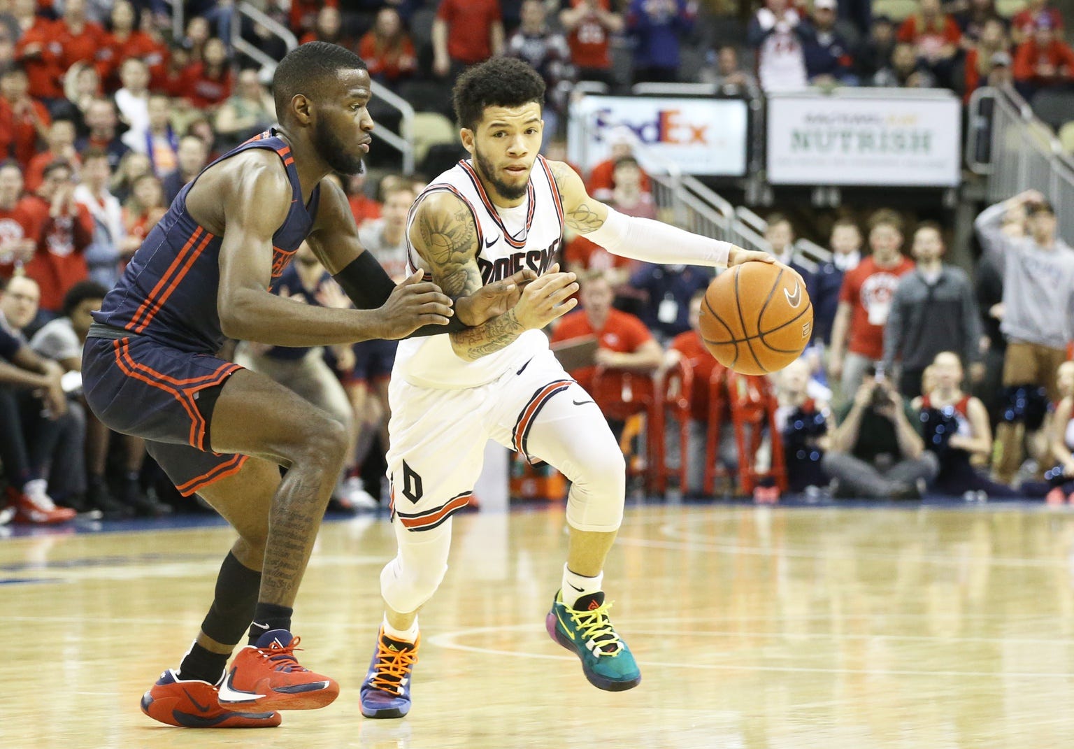 Duquesne’s home opener Tuesday night is not at home