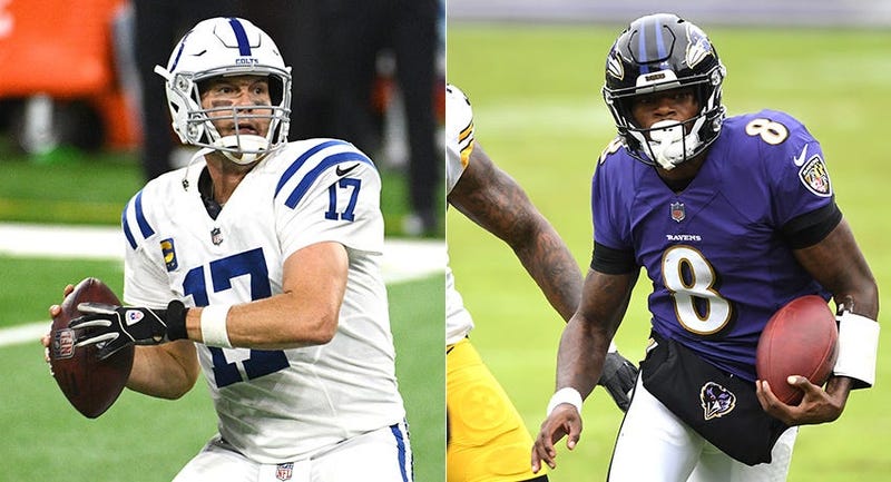 Phillip Rivers and Lamar Jackson square off Sunday
