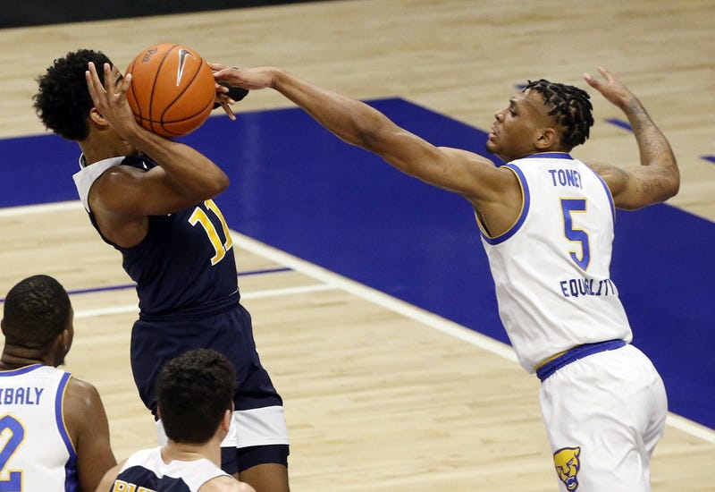 Toney with blocked shot