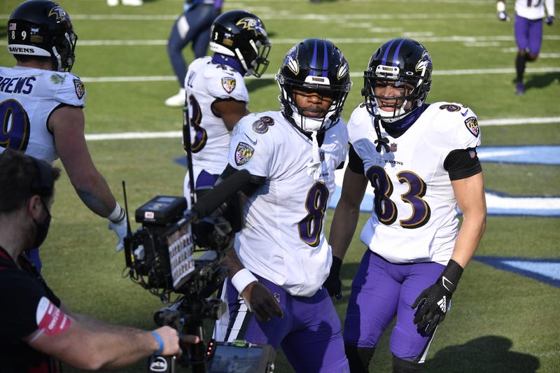 Lamar Jackson and Willie Snead