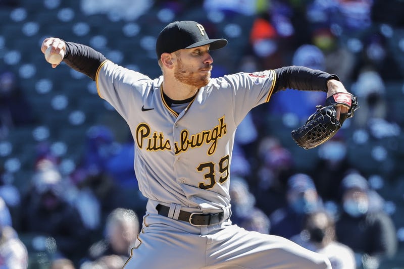 Chad Kuhl pitching