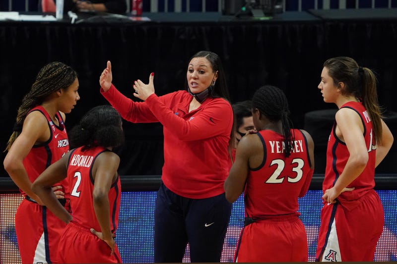 Arizona head coach Adia Barnes.