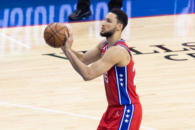 Sixers star Ben Simmons.