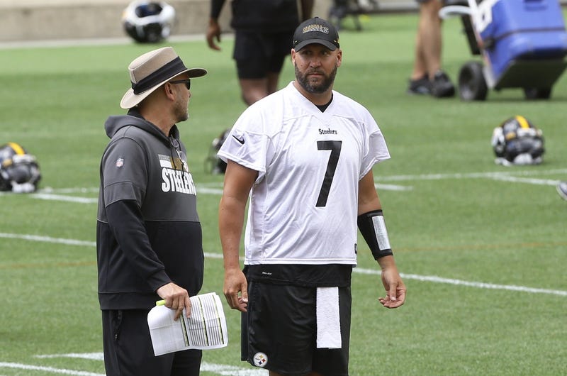 Ben Roethlisberger and Matt Canada