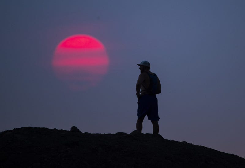 red sun