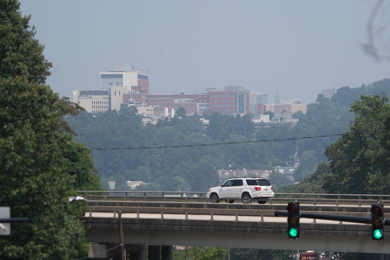 Western wildfires are the cause of the smoky or hazy skies Western North Carolinians are seeing in the area.