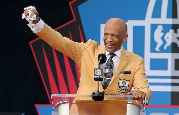Drew Pearson during Hall of Fame induction speech