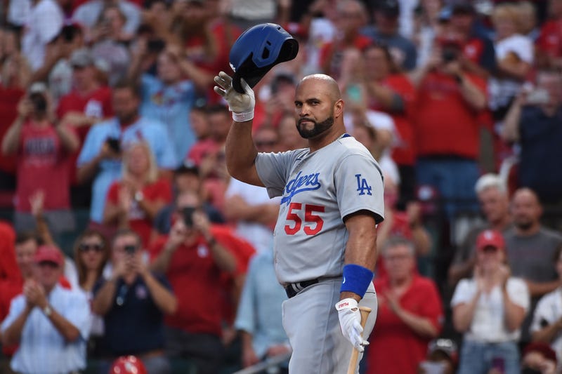 Dodgers slugger Albert Pujols.