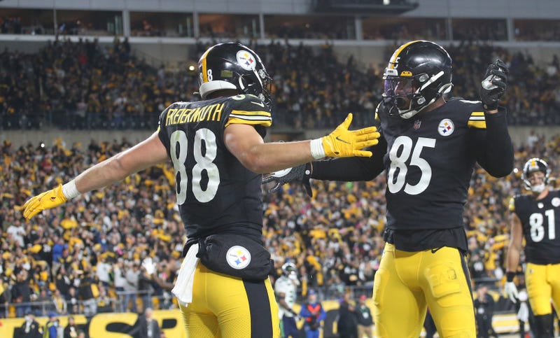Eric Ebron and Pat Freiermuth