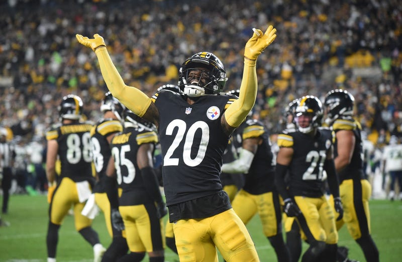 Cam Sutton celebrating a win
