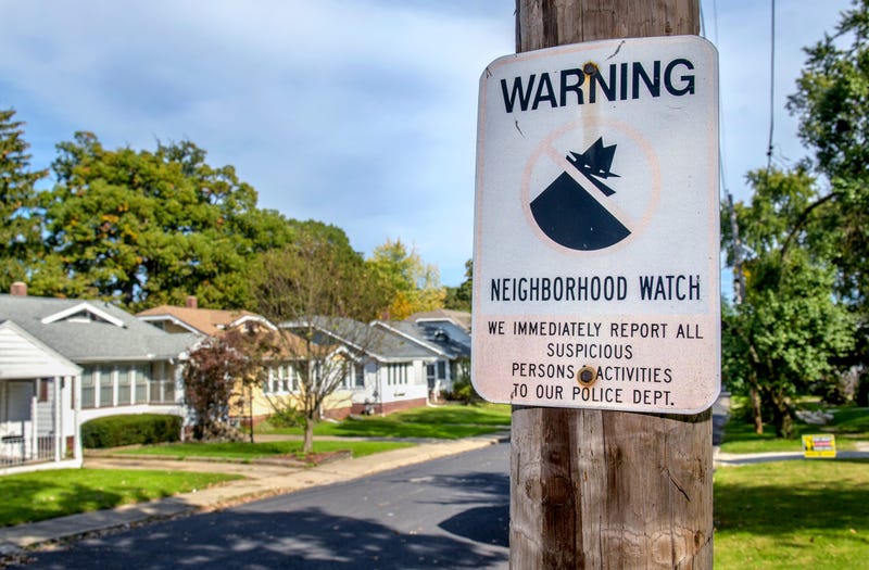 File image of a neighborhood watch sign
