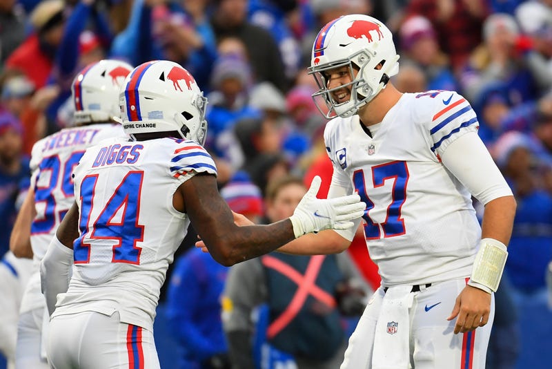Stefon Diggs and Josh Allen