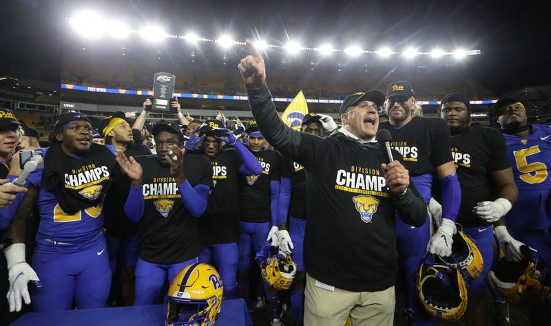 Pat Narduzzi addresses crowd after ACC Champ