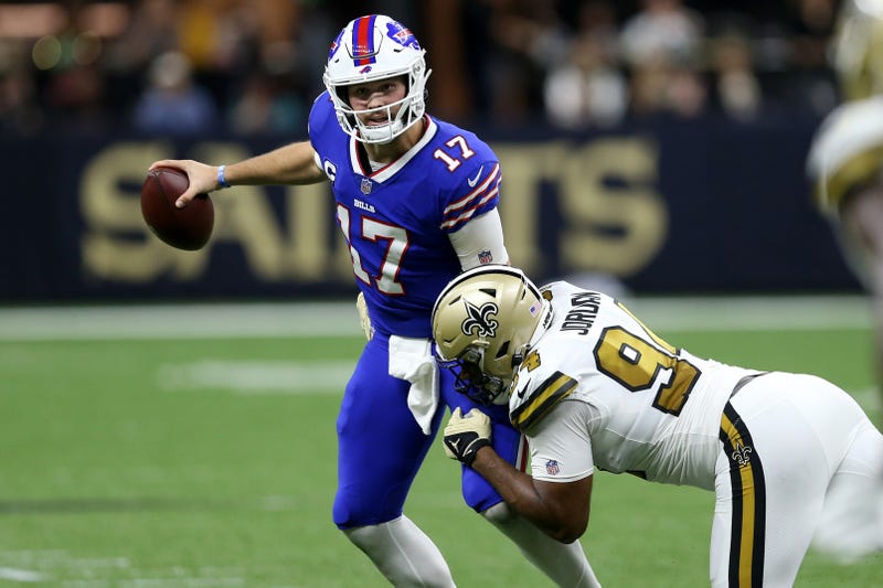 Josh Allen and Cameron Jordan