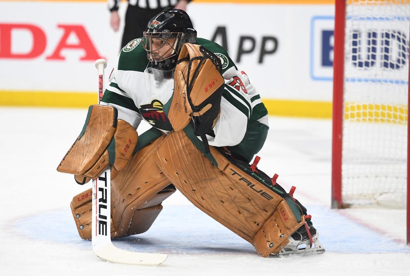 Marc Andre Fleury with the Minnesota Wild