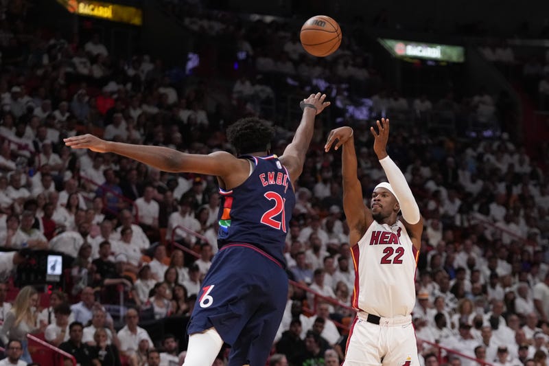 Jimmy Butler and Joel Embiid